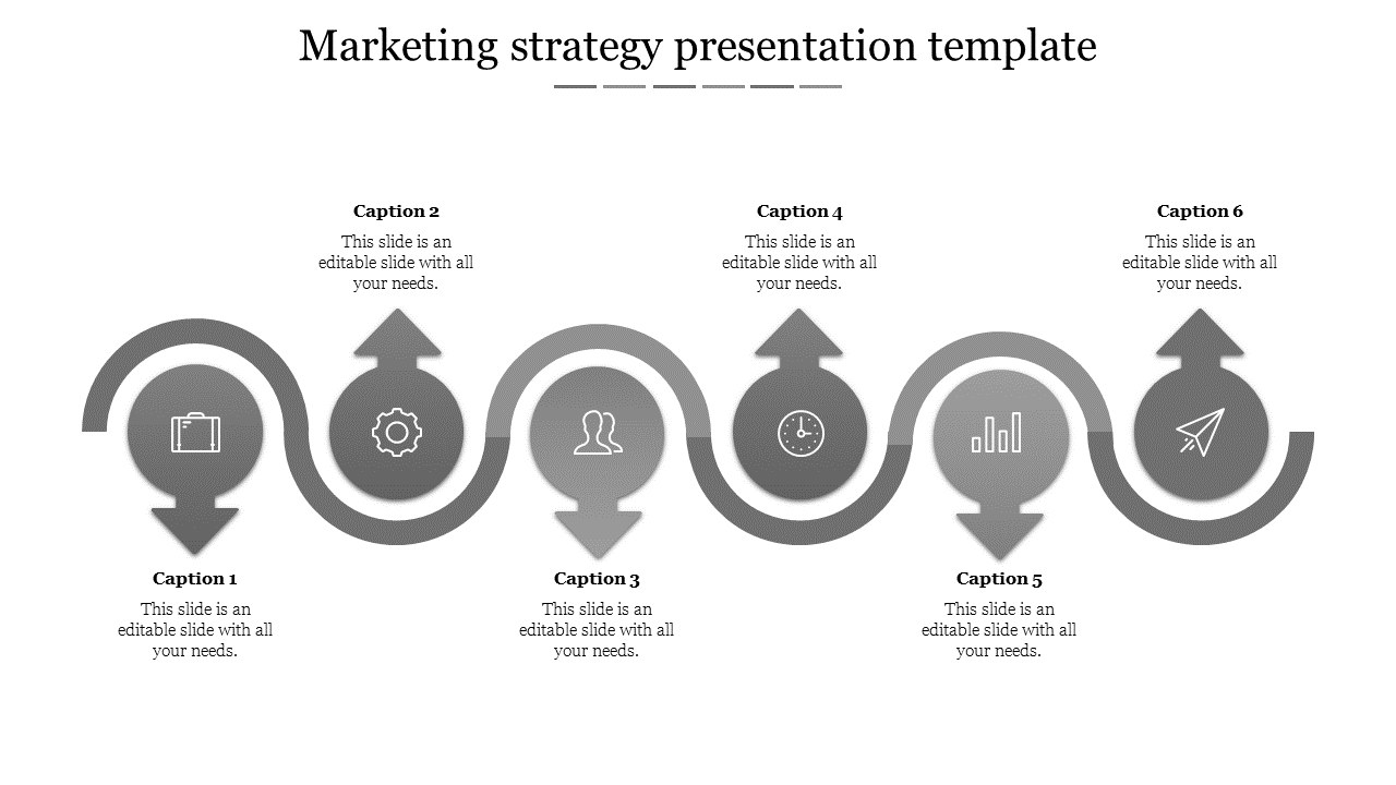 Free - Creative Marketing Strategy Presentation Template Design
